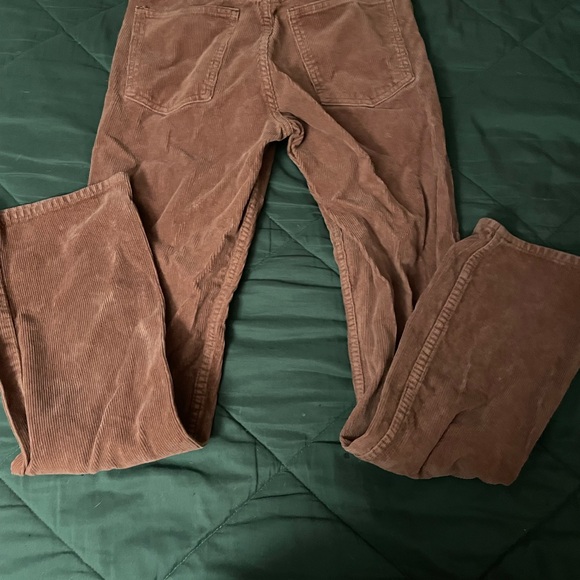 j.galt Denim - Straight Leg Corduroy Jeans - Brown